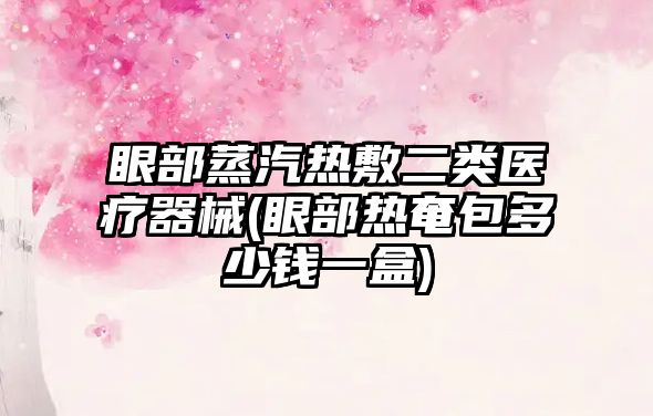眼部蒸汽熱敷二類醫(yī)療器械(眼部熱奄包多少錢(qián)一盒)